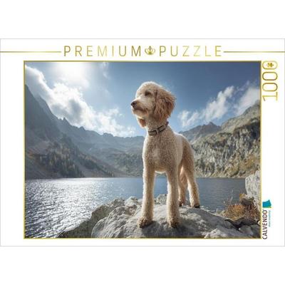 CALVENDO Puzzle Ich genieße einfach den Moment und vielleicht ein Leckerli | 1000 Teile Lege-Größe 64x48cm Foto-Puzzle für glückliche Stunden
