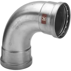 Viega, Zubehör Sanitärinstallation, Temponox XL-Bogen 90 Grad, d 108,0mm Stahl nichtrostend Modell 1716XL