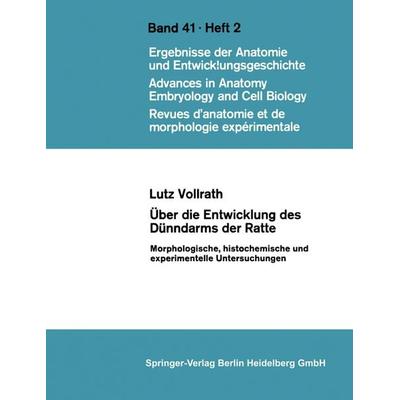 Über die Entwicklung des Dünndarms der Ratte, Taschenbuch von L. Vollrath, Springer Berlin, 978-3-540-04459-8