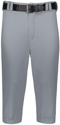 Russell Athletic R12LGM Solid Diamond Series Baseball Knicker 2.0 in Grey size Small   Polyester