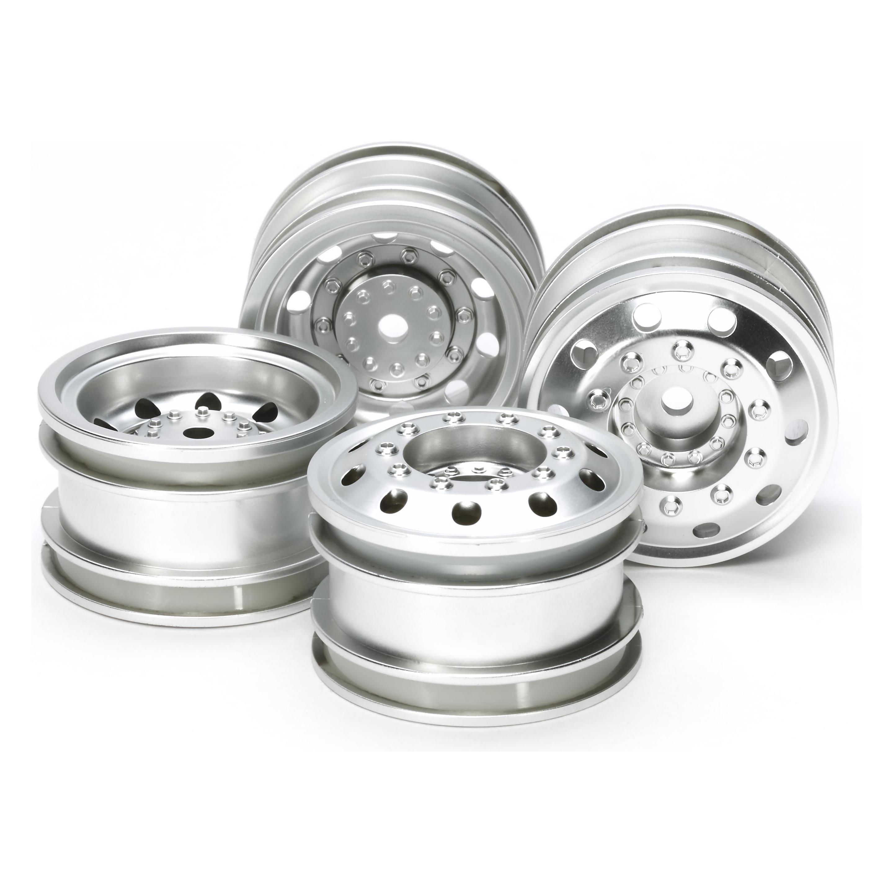 Tamiya 1:10 Felgen Race Truck (2+2) silber (300051588)