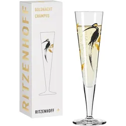 Ritzenhoff Goldnacht, Weingläser, Gold, Mehrfarbig, Schwarz