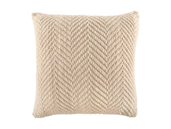 Dekokissen Tiseco Renee 45 x 45 cm , elfenbein, B:45cm H:45cm L:45cm, Acryl, Polyester, Dekokissen_Sitzkissen_Kissenhüllen, Dekokissen