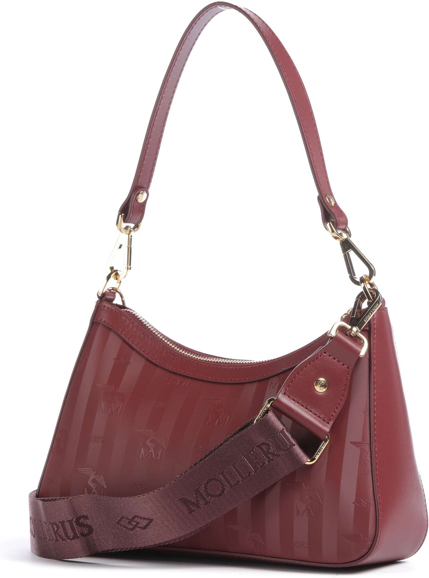 Maison Mollerus Vinerus Castiel Schultertasche, rot