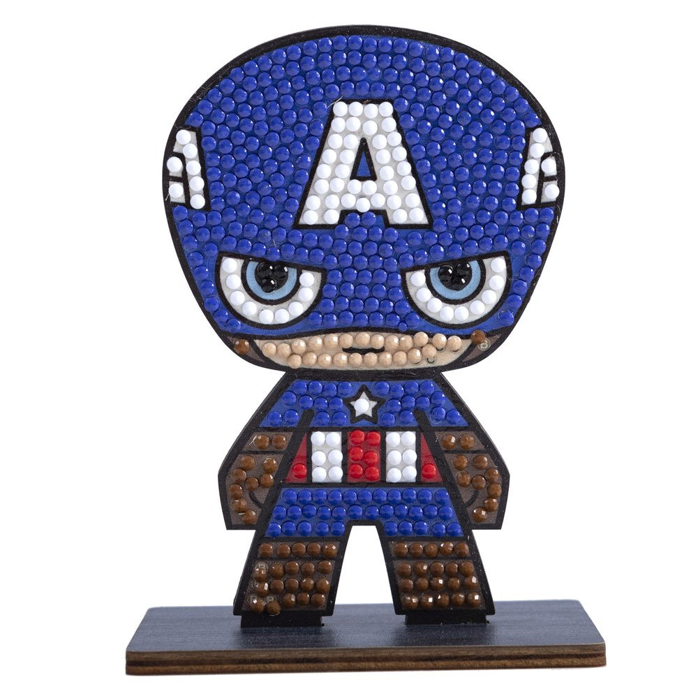 Creative Craft Lab Crystal Art Diamantovo Maloven Avengers Captain America