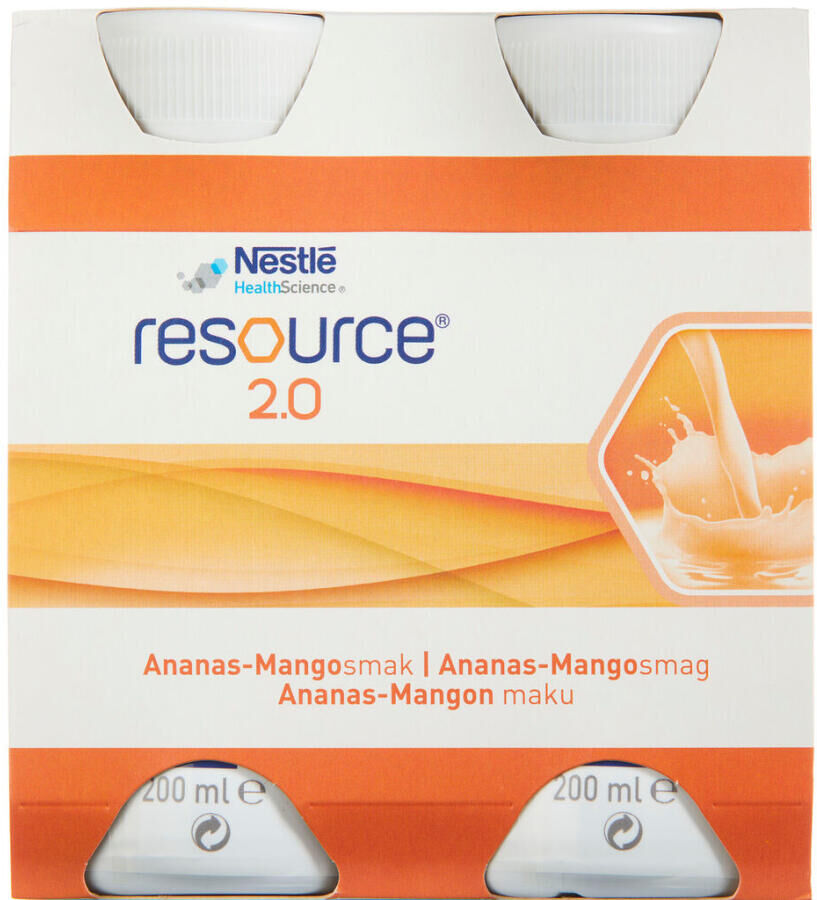 Resource 2.0 Ananas - Mango 4 x 200 ml