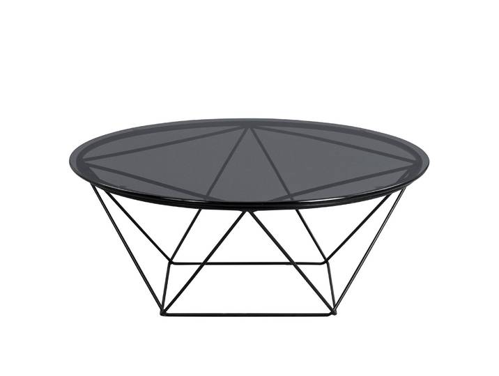 Couchtisch Helford II Ø 90cm Schwarz