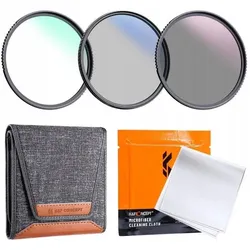 K&F Concept Zestaw Filtrów 4w1 Nano-k Uv Cpl Nd4 K&f 49mm / 49 Mm / Sku.1937 (49 mm, UV-Filter), Objektivfilter, Mehrfarbig