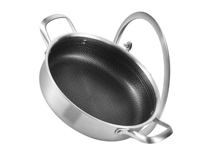 LuxusKollektion Schmorpfanne Schmorpfanne 26cm 2.5L Hybrid Keramik Antihaft