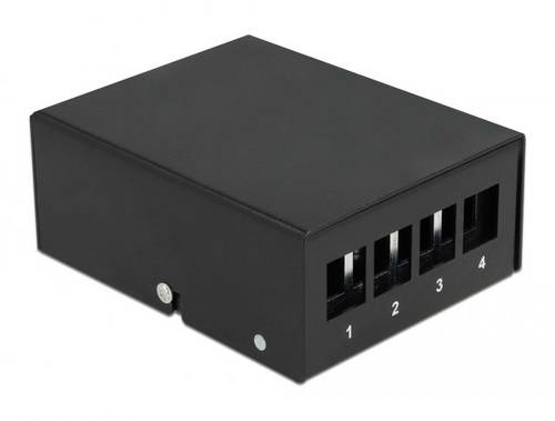 Delock 43409 Patch-Panel Schwarz