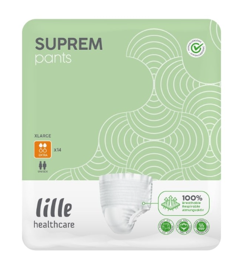 Lille Healthcare Lille Suprem Pants Extra XL - 8 paquets de 14 protections