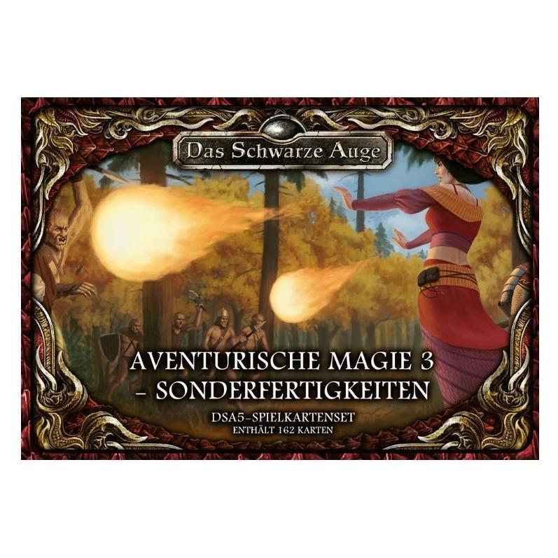 Ulisses Spiele DSA5 Spielkartenset - Aventurische Magie 3: Sonderfertigkeiten, 162 Karten (DE-Ausgabe) (Deutsch, 3 - 6 Spieler) (US25429)