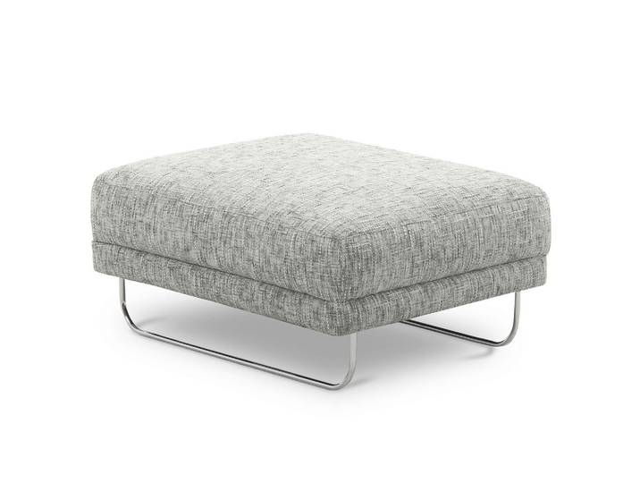 Livetastic Hocker Spring, Grau, Metall, rechteckig, 96x45x80 cm, Wohnzimmer, Hocker, Sitzhocker