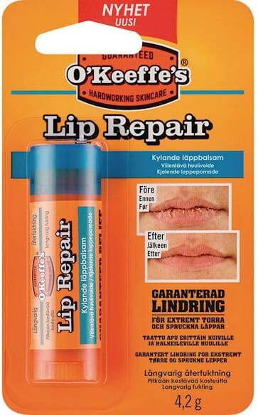 LÃ¤ppbalsam OKEEFFES Lip Repair Kyl.