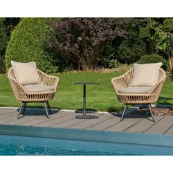 La Casa »Bari« Outdoor Drehsessel natur