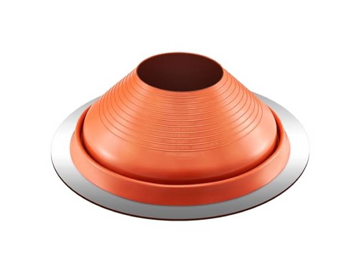 VEVOR Solin de Toit pour Tuyaux 254-483 mm Étanchéité Toiture Flexible en Silicone\, avec Base Ronde en Métal\, Haute Température -74℃-225℃\, pour Cheminée\, Poêle à Bois\, Tuyaux d'Aération Extérieur