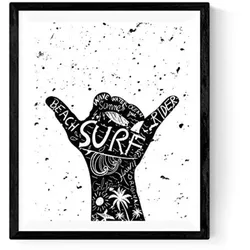 POSTER Surf Sport A3 Rahmenlos