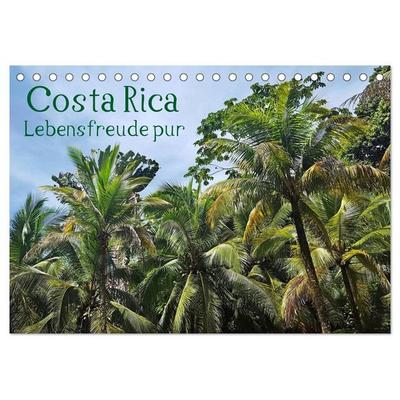 Costa Rica - Lebensfreude pur (Tischkalender 2026 DIN A5 quer), CALVENDO Monatskalender