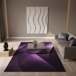 Kurzflorteppich INN, mit Farbverlauf, Violett, 280 x 370 cm