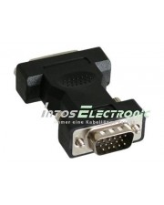 InLine Display-Adapter DVI-I W bis HD-15 VGA M Schwarz (17790)