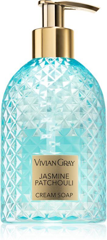Vivian Gray Gemstone Jasmine & Patchouli cremige Seife für die Hände 300 ml