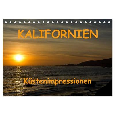 KALIFORNIEN Küstenimpressionen (Tischkalender 2026 DIN A5 quer), CALVENDO Monatskalender