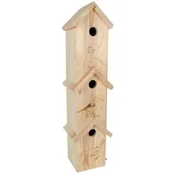 Ryom mejsekasse 15x15x61 cm, 3-etager, Vogelhaus