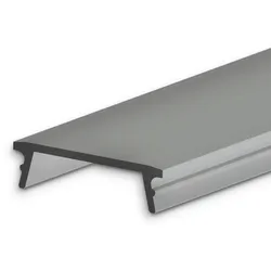 ISOLED Zubehör für Profil SURF16 - Abdeckung COVER42, schwarz/matt, 25% Transluzenz, 200cm ISO-114741