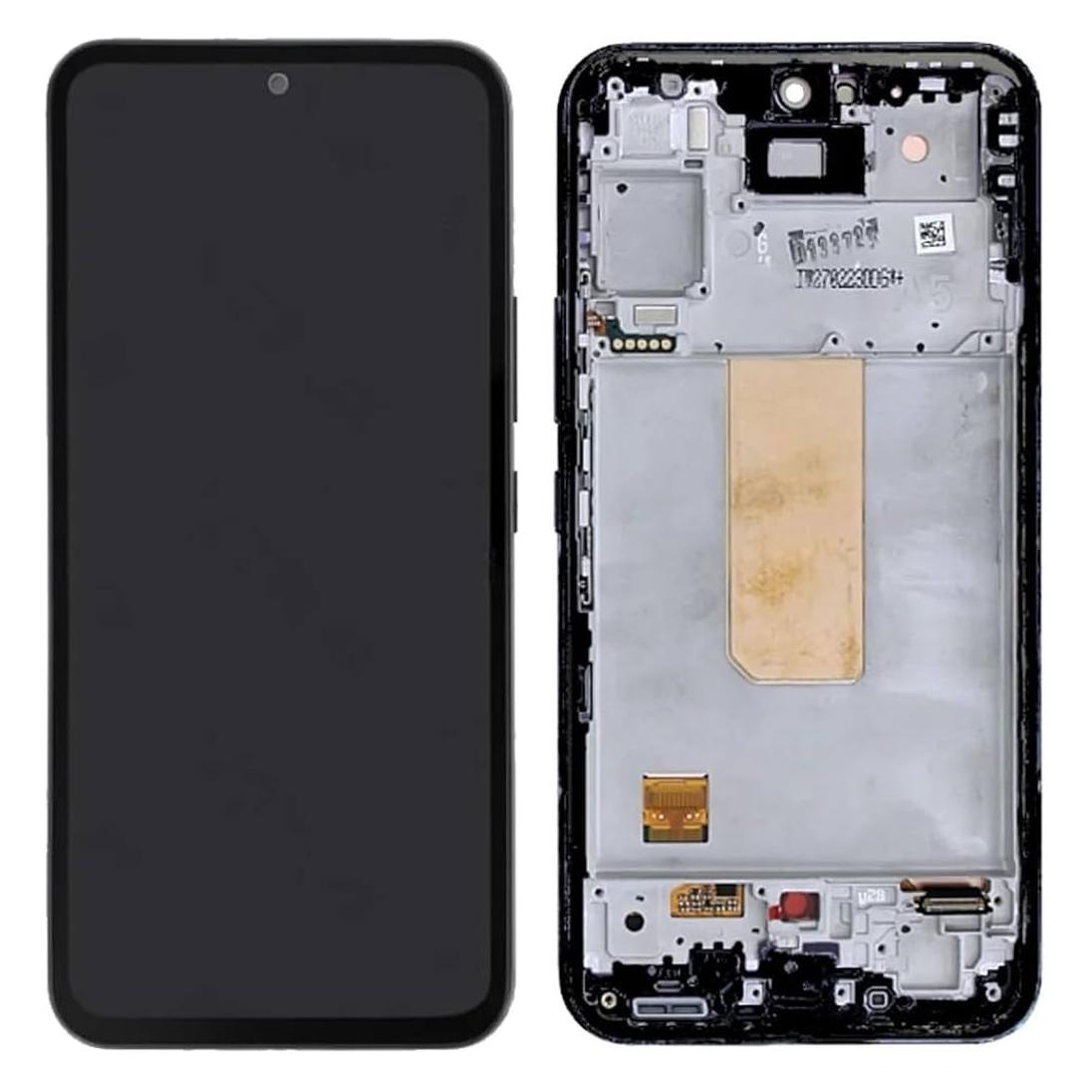 Samsung LCD + Touch + Frame für A546B Galaxy A54 5G - white (Display, Samsung Galaxy A54 5G) (GH82-31231B)