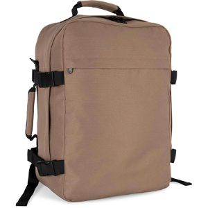 Kimood Handgepäck-Rucksack KI 0943, 30 Liter, braun, 31 x 44 x 20 cm