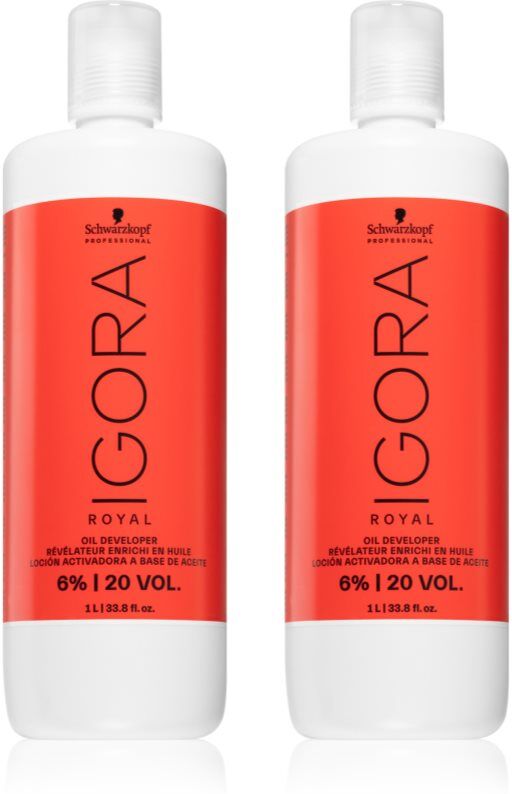 Schwarzkopf Professional IGORA Royal Oil Developer ensemble à utiliser lors des colorations capillaires
