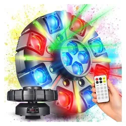 Light4Me Lampa studyjna OCTOS ruchomy multiefekt oświetleniowy, Scheinwerfer