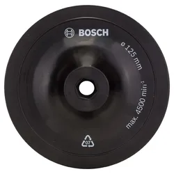 Bosch Schleifteller für Bohrmaschinen, 125 mm Spannsystem - 2609256281