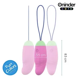 Oninder, Vibrator, Cute - Love Pleasure Vibro-Rotierendes Ei 360â° Silikon - Kostenlose Weltweite App