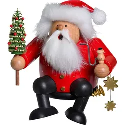 KWO Erzgebirge Kantenhocker Weihnachtsmann Höhe 15 cm