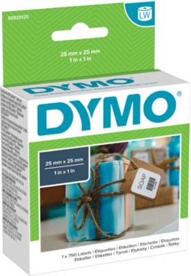 DYMO LabelWriter Quadratische Mehrzweck-Etiketten, ablösbar, 25 x 25 mm, 750 Stück