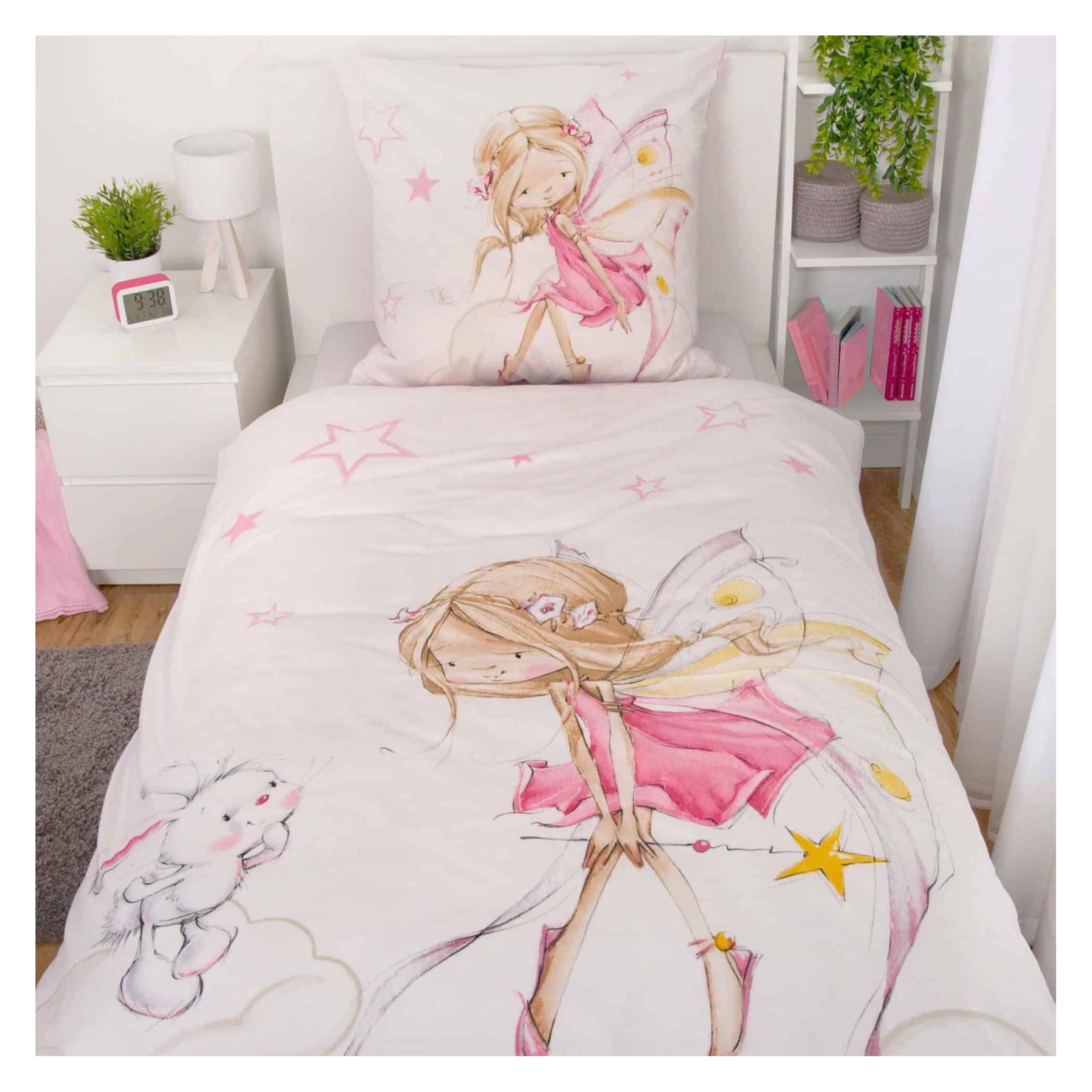 Herding Kinder-Wendebettwäsche "Little Fairy" (135 x 200 cm, 80 x 80 cm) (4451235050)