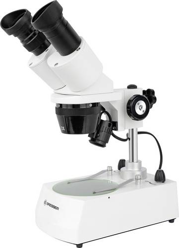 Bresser Optik 5803600 Erudit ICD Stereomikroskop Binokular 40 x Auflicht, Durchlicht