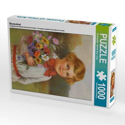 CALVENDO Puzzle Blumenkind | 1000 Teile Lege-Größe 64x48cm Foto-Puzzle für glückliche Stunden