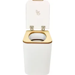 TRELINO Timber Trenntoilette L weiß