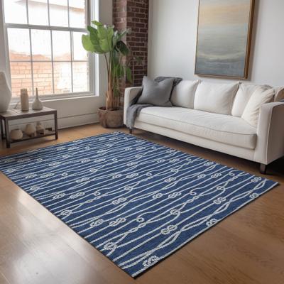 Addison Rugs Premium Washable Super Soft Nautical Rope Mayfield Rug