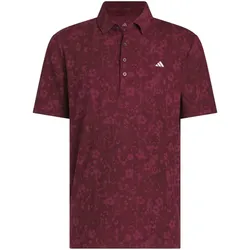 adidas Ultimate365+ Butterspun Mighty Blossom Print Poloshirt Herren KU1176 - maroon XL