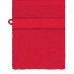 Myrtle Beach Bio Waschhandschuh MB440 red 15 x 21 cm