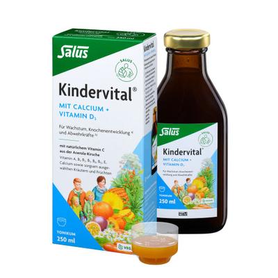 Kindervital mit Calcium+D3 Tonikum Salus 250 ml