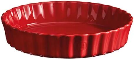Emile Henry Burgundy 24cm Deep Tart Dish