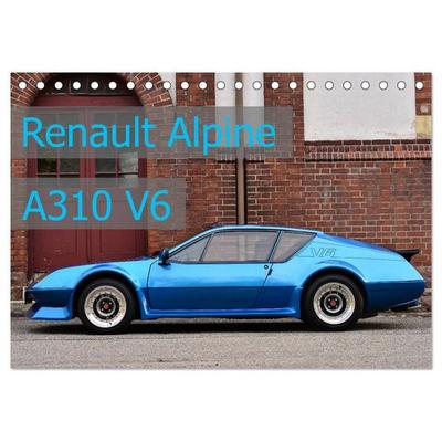 Renault Alpine A310 V6 (Tischkalender 2027 DIN A5 quer), CALVENDO Monatskalender
