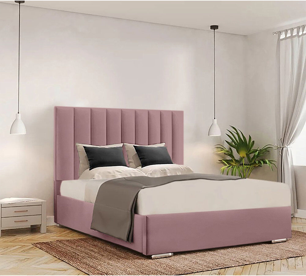 Ivy Bronx Caylob Upholstered Bed Lilac Single