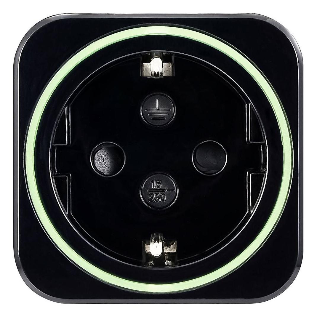 Voltcraft SEM6500 BLACK Energiekosten-Messgerät inkl. Funksteckdose, Datenexport (VC-15450900)