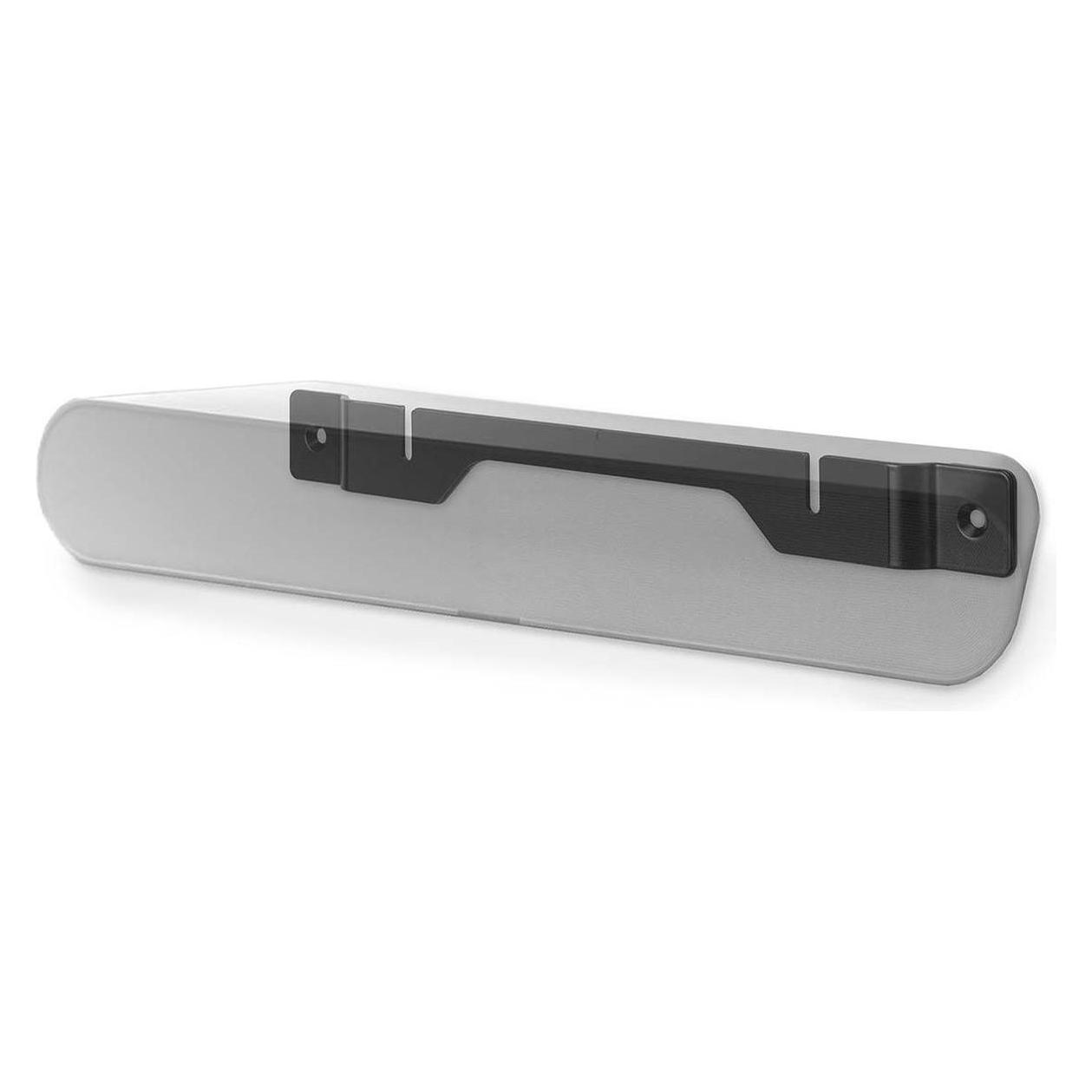 Nedis Soundbar Halterung | Kompatibel mit: Sonos Ray | Wand | 2 kg | Fest | ABS / Stahl | Schwarz (1 Stk., Wandmontage, Nicht beweglich) (SBMT57BK)