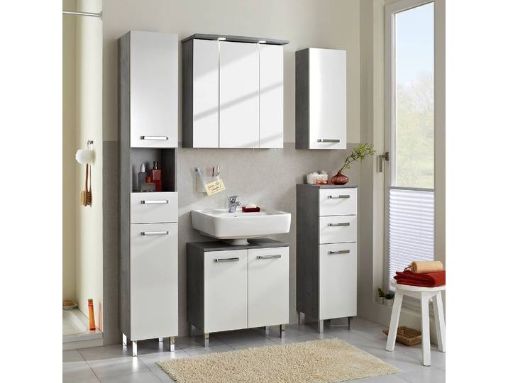 Spiegelschrank Hanau 65 x 72 x 20cm Weiß